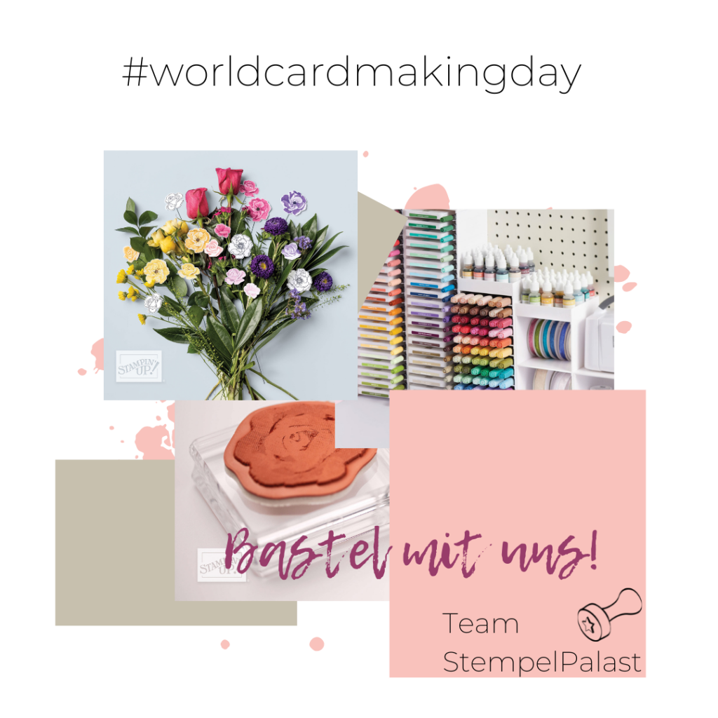 Werbebild zum #worldcardmakingday #weltkartenbasteltag #wcmd